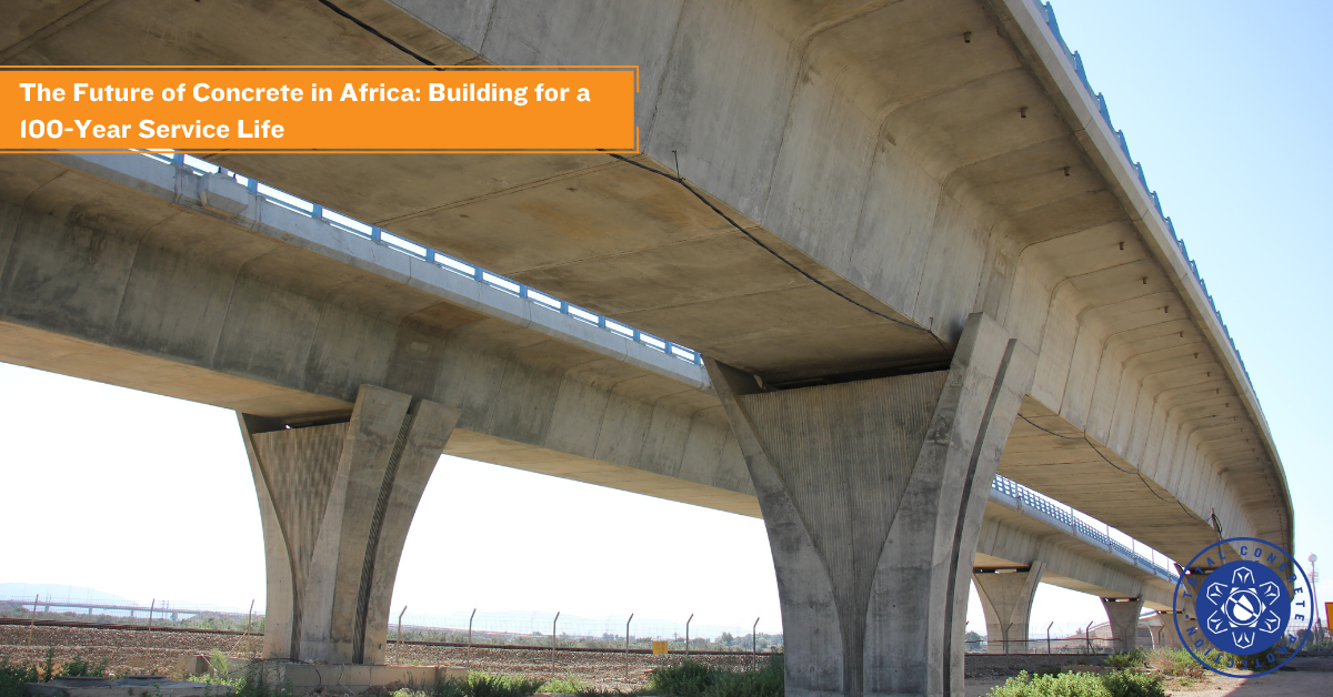 Concrete bridge infrastructure in Africa designed for long-term durability and extended service life